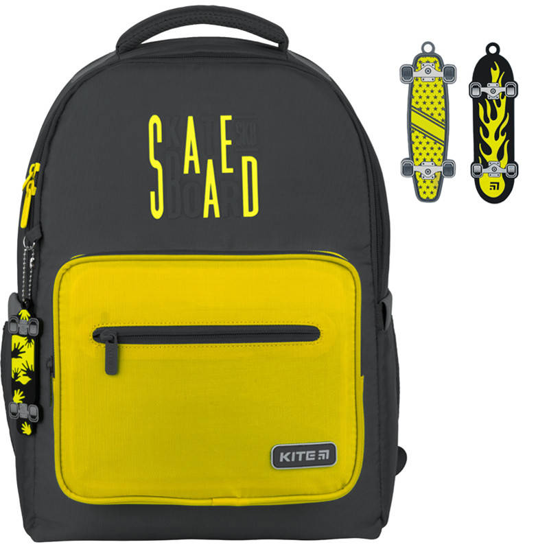 

Рюкзак школьный Kite Education Skateboard (K22-770M-4), Черный