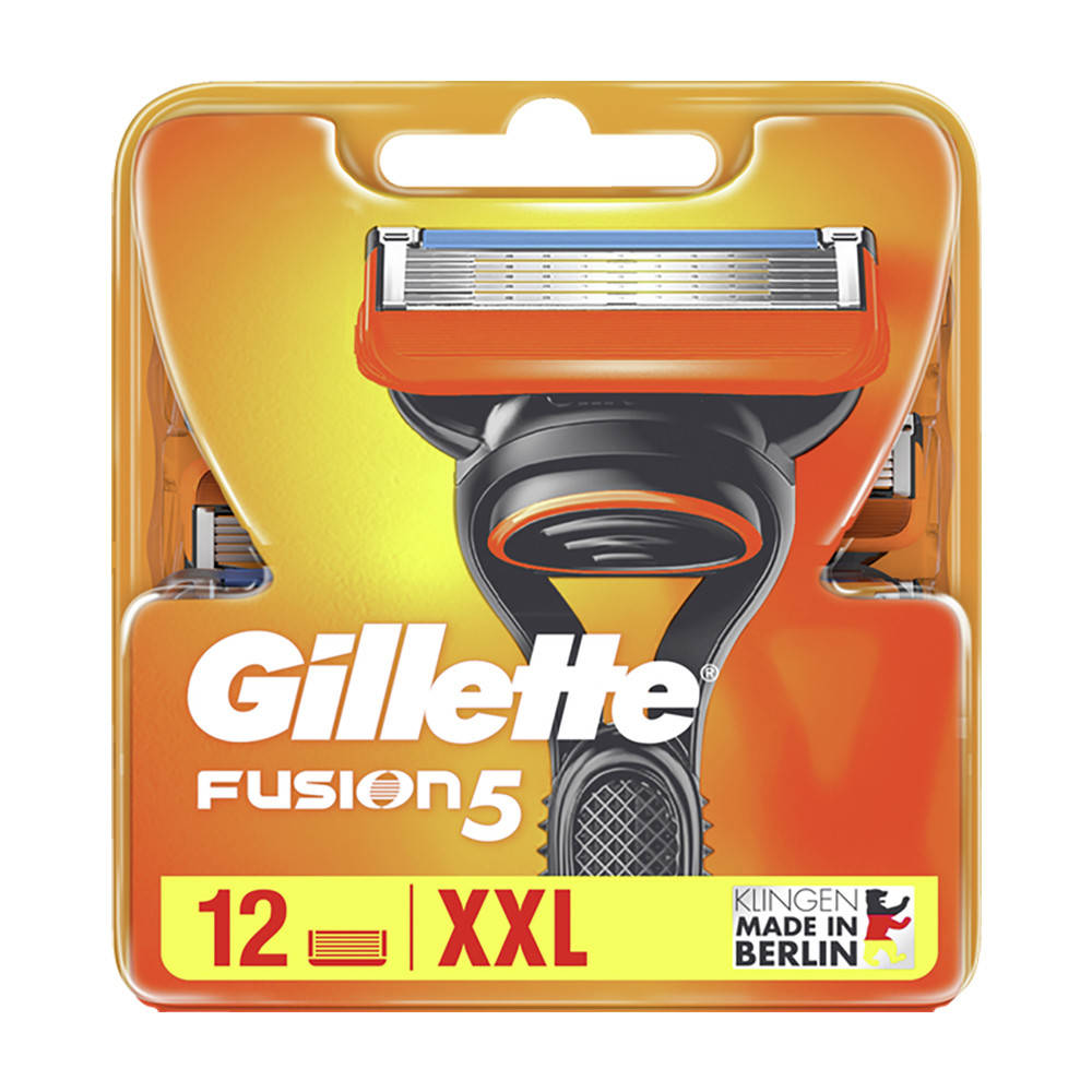 

Сменные картриджи Gillette Fusion 5 12 шт (7702018562145)