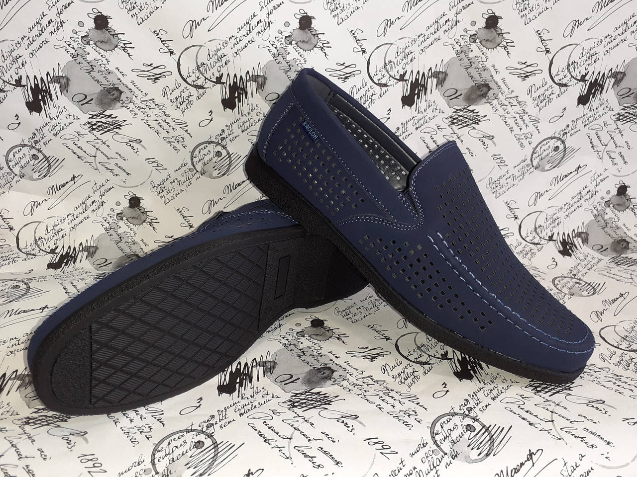 

KACLOH мужские летние туфли мокасины ТОЛЬКО 40 РАЗМЕР