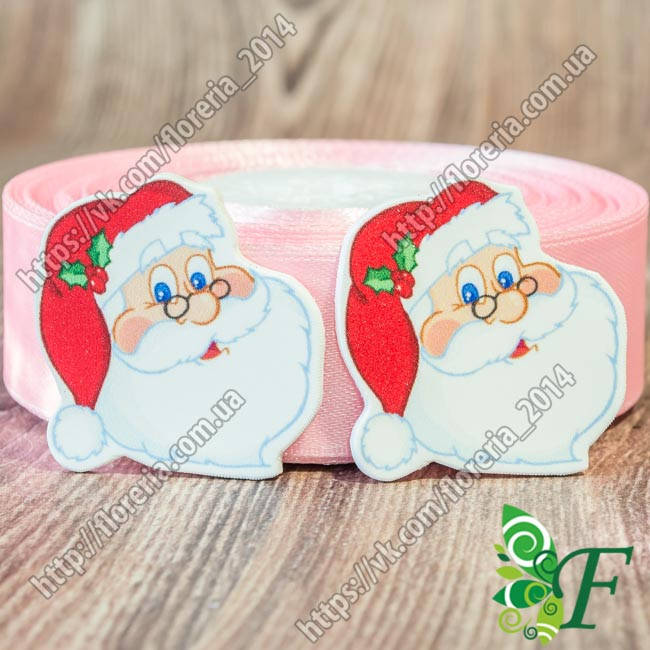 

Кабошон Серединка Дед Мороз в очках Сб-8, Разные цвета