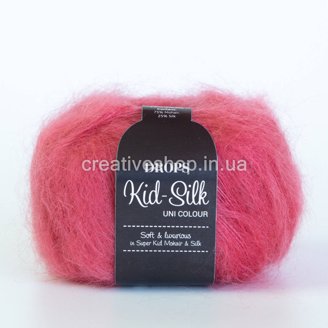 

Пряжа Drops Kid Silk (цвет 32 raspberry)
