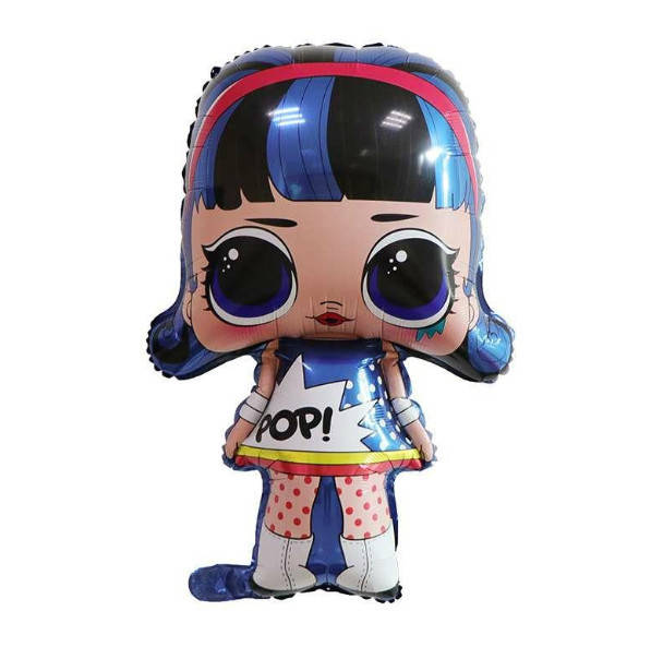 

Фольгированный шар кукла Лол Surprise 65х45см, Разные цвета