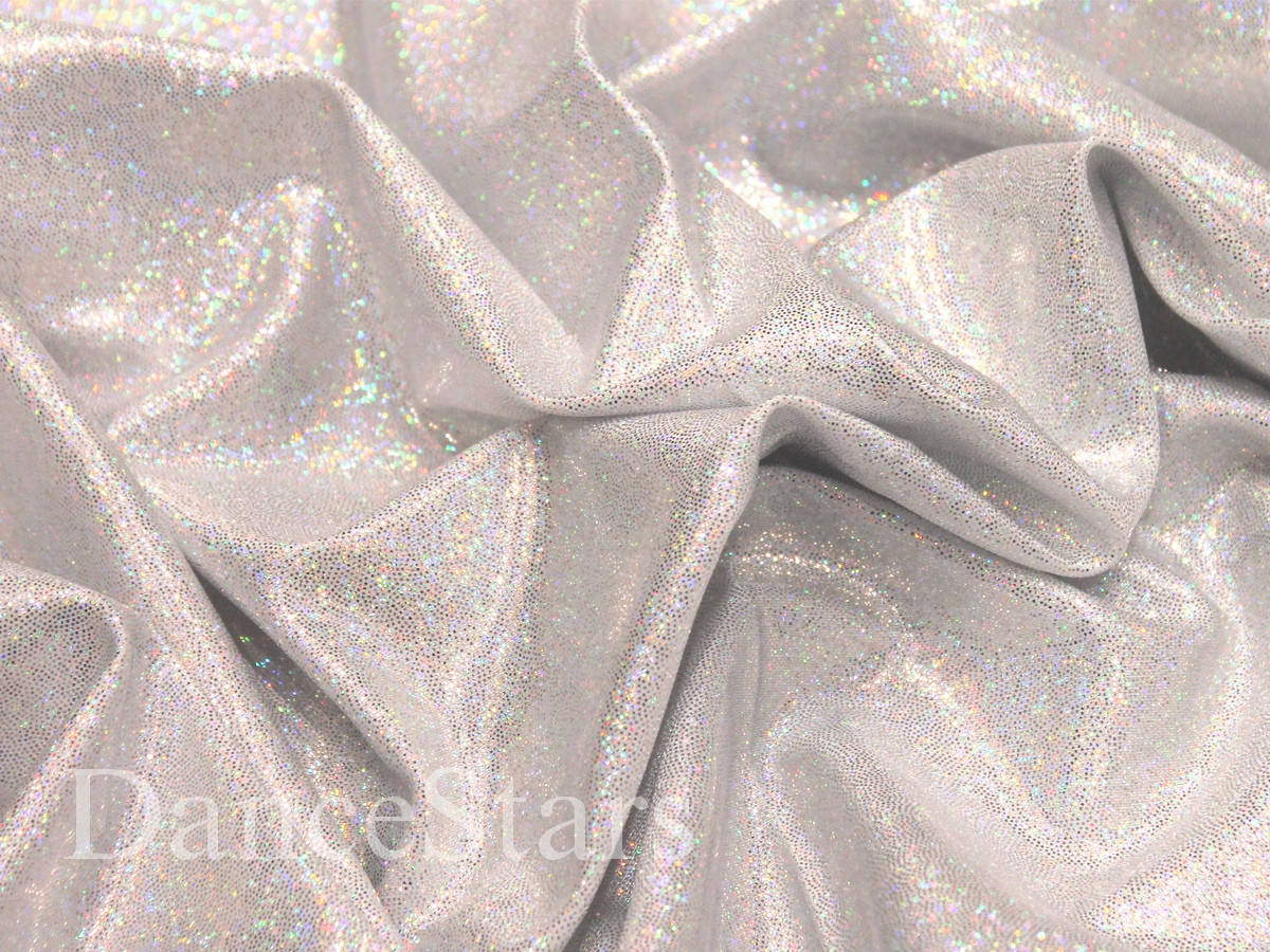 

Лайкра LYCRA HOLOGRAM SILVER HOLOGRAM ON WHITE