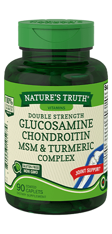 

Nature's Truth Glucosamine Chondroitin MSM and Turmeric Complex 90 caplets