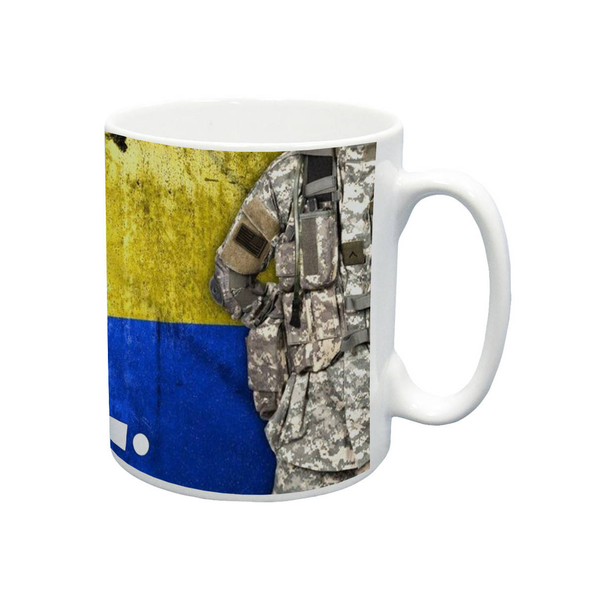 

Патріотична чашка ЗСУ, Белый