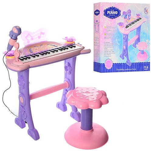 

Детское пианино-синтезатор 6613 со стульчиком,USB зарядное