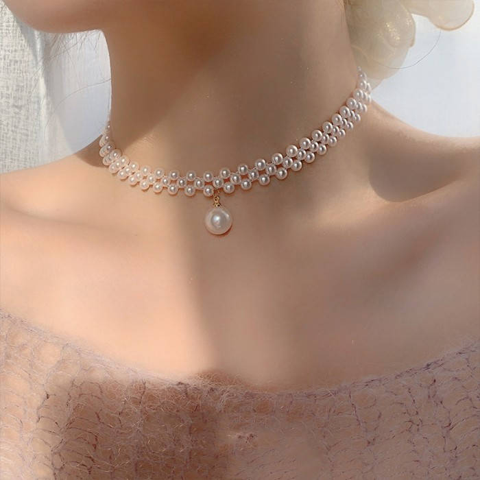 

Чокер с жемчугом "Classic", 1шт