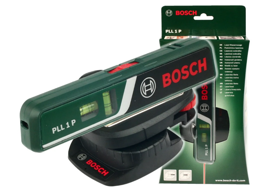 

Лазерный ватерпас Bosch PLL 1 P | Линейный лазер | Нивелир | лазерный уровень