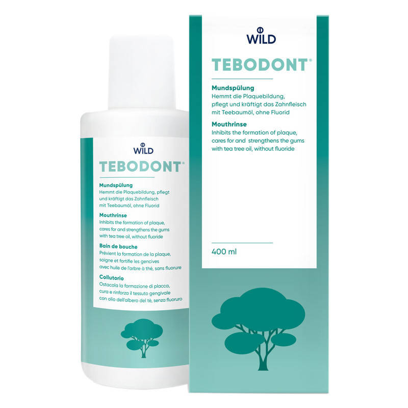 

TEBODONT Ополаскиватель для полости рта с маслом чайного дерева, 400 мл