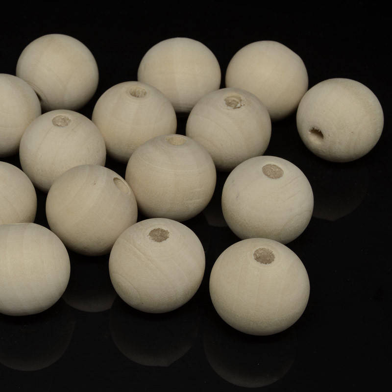 

Бусина деревянная без покрытия Круглая, 25 мм, 1 шт (BUS-040153)