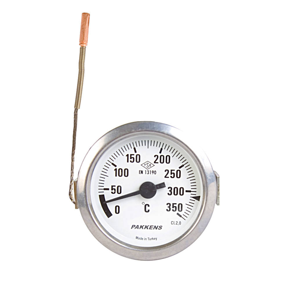 

Термометр Pakkens, капиллярный, диаметр 60 мм, 1 метр, 350°C