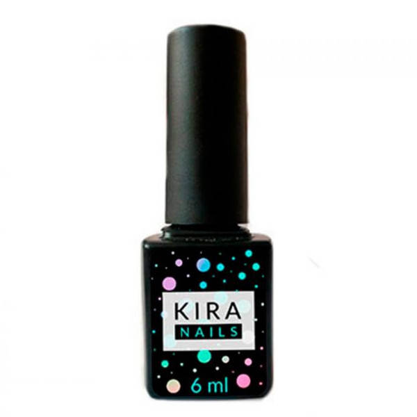 

Kira Nails Wipe Top Coat - топ, финишное покрытие с липким слоем для гель-лака, 6 мл