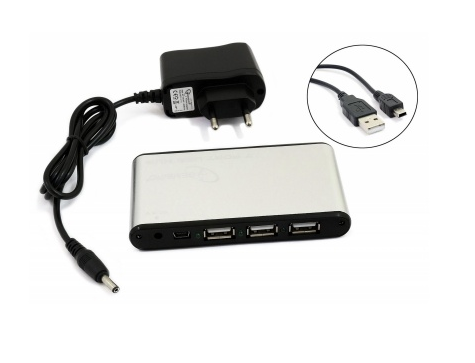 

Концентратор / разветвитель /HUB USB2.0 Gembird UHB-C247 (7 портов)-БУ