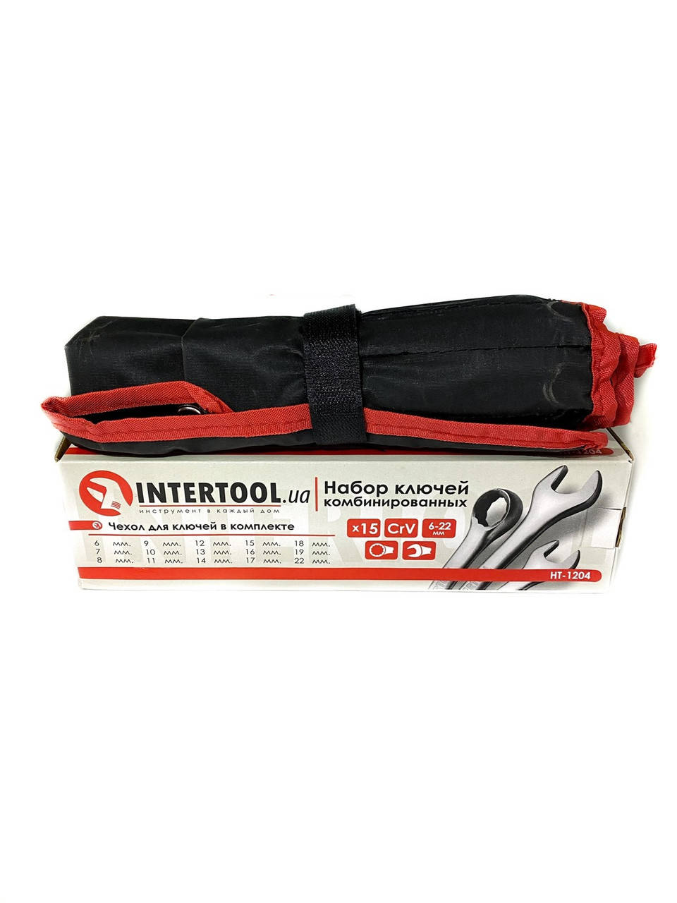 

Набор комбинированных ключей 15ед 6-22мм Intertool HT-1204