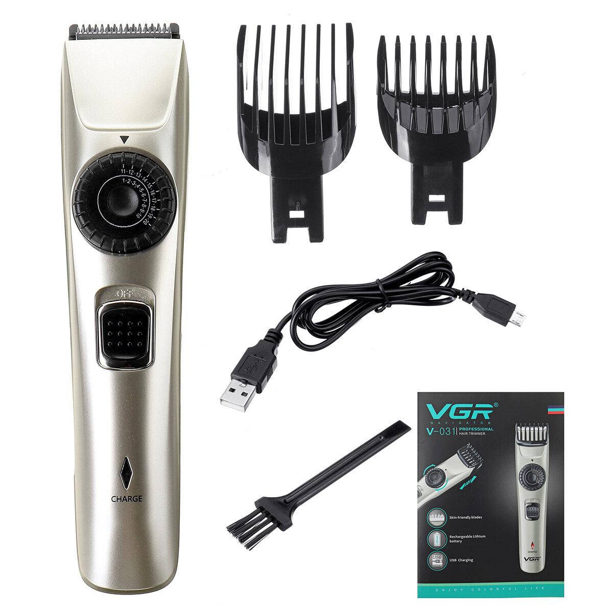 

Беспроводная машинка для стрижки волос VGR V 031 USB CHARGE