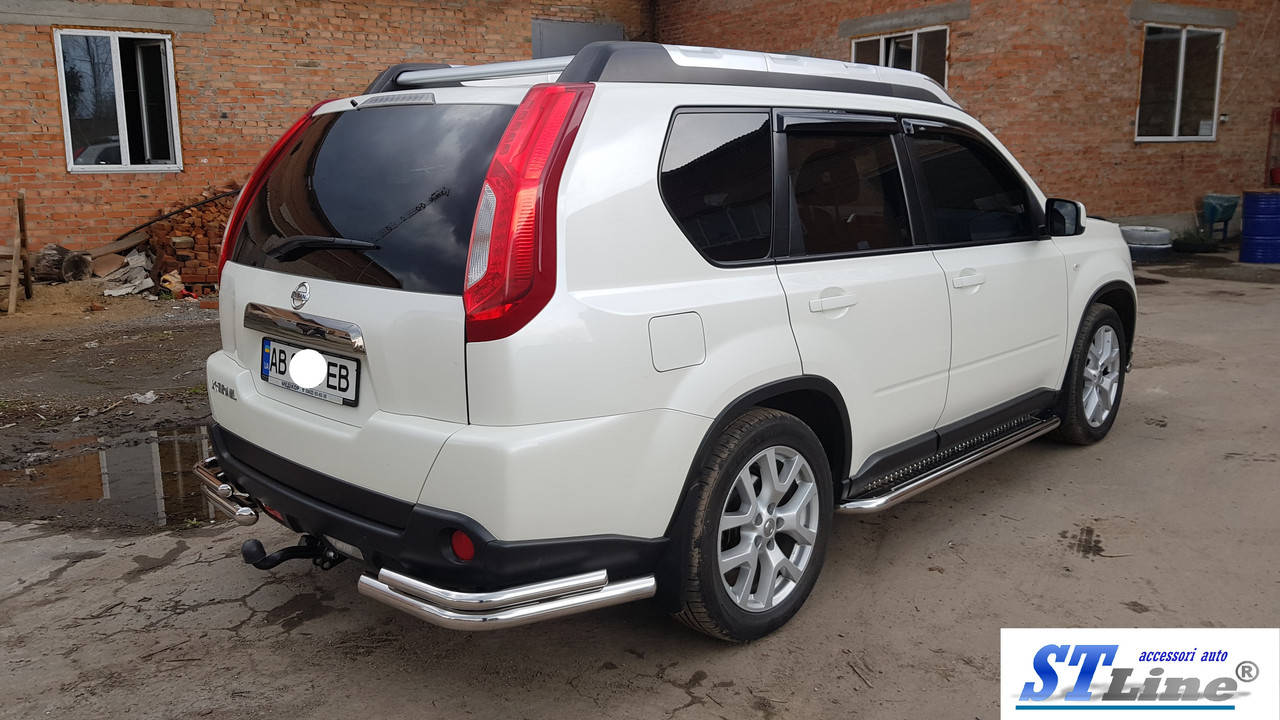 

Nissan X-Trail T31 (07-14) защитная дуга защита заднего бампера на для Ниссан Икс-Трейл Т31 Nissan X-Trail T31 (07-14) углы d60х1,6мм