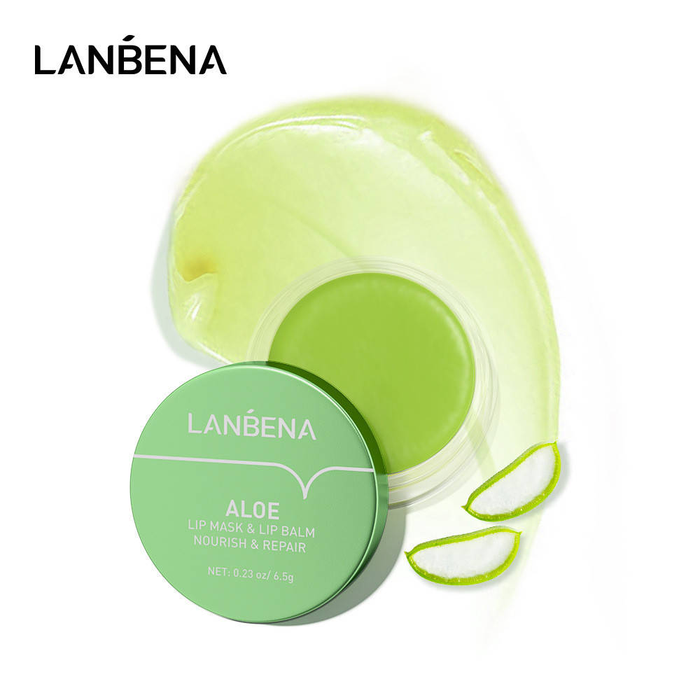 

Маска-бальзам для губ с алоэ Lanbena Aloe Lip Mask & Lip Balm, 6.5г