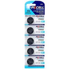 

Батарейка литиевая PKCELL CR2032, 5 шт в блистере, цена за блист.Q30