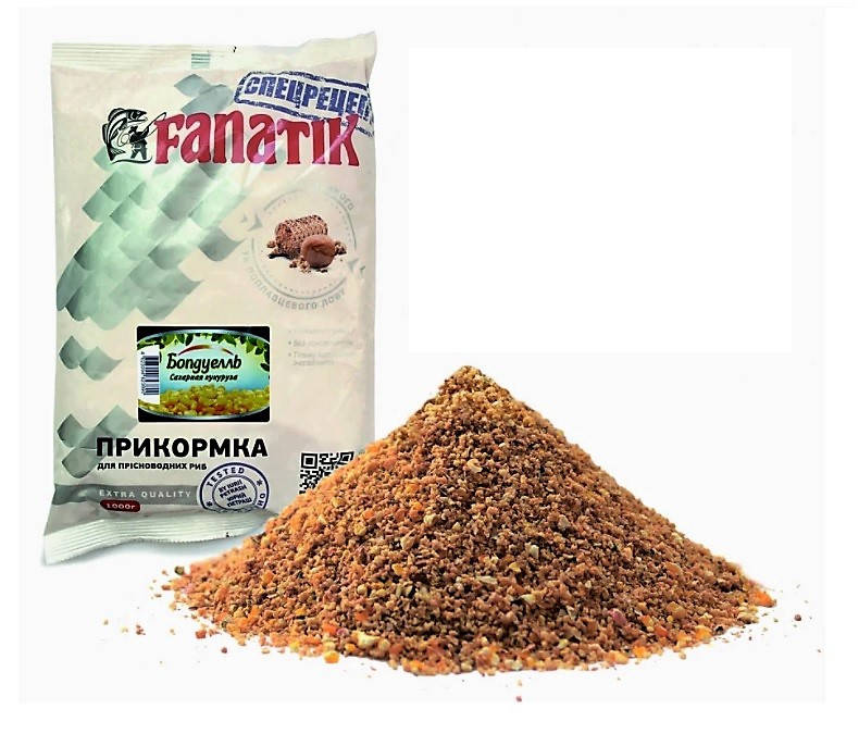 

Прикормка FANATIK Боnдуелль Сахарная кукуруза, 1 кг