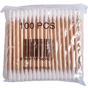 

Палочки ушные ватные деревянные 100 шт./уп.