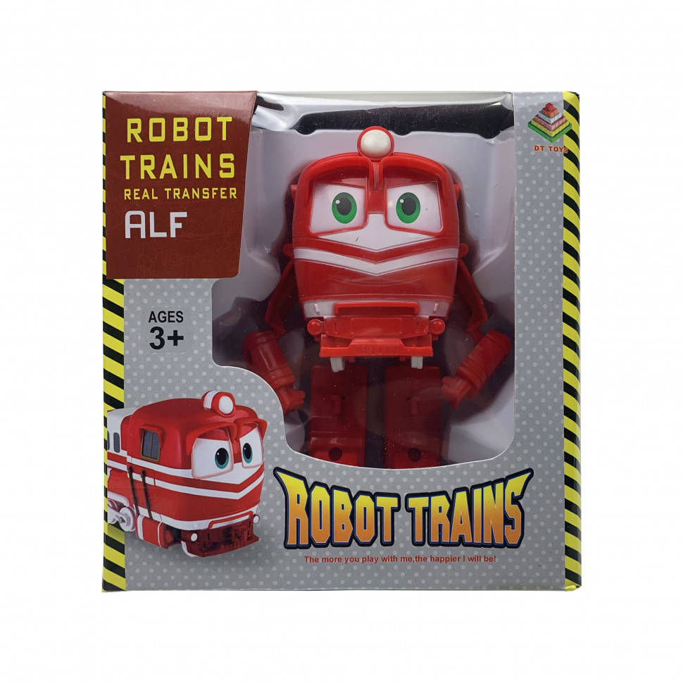 

Игрушка роботы поезда,трансформер Красный Альф DT-005 Robot Train от LamaToys