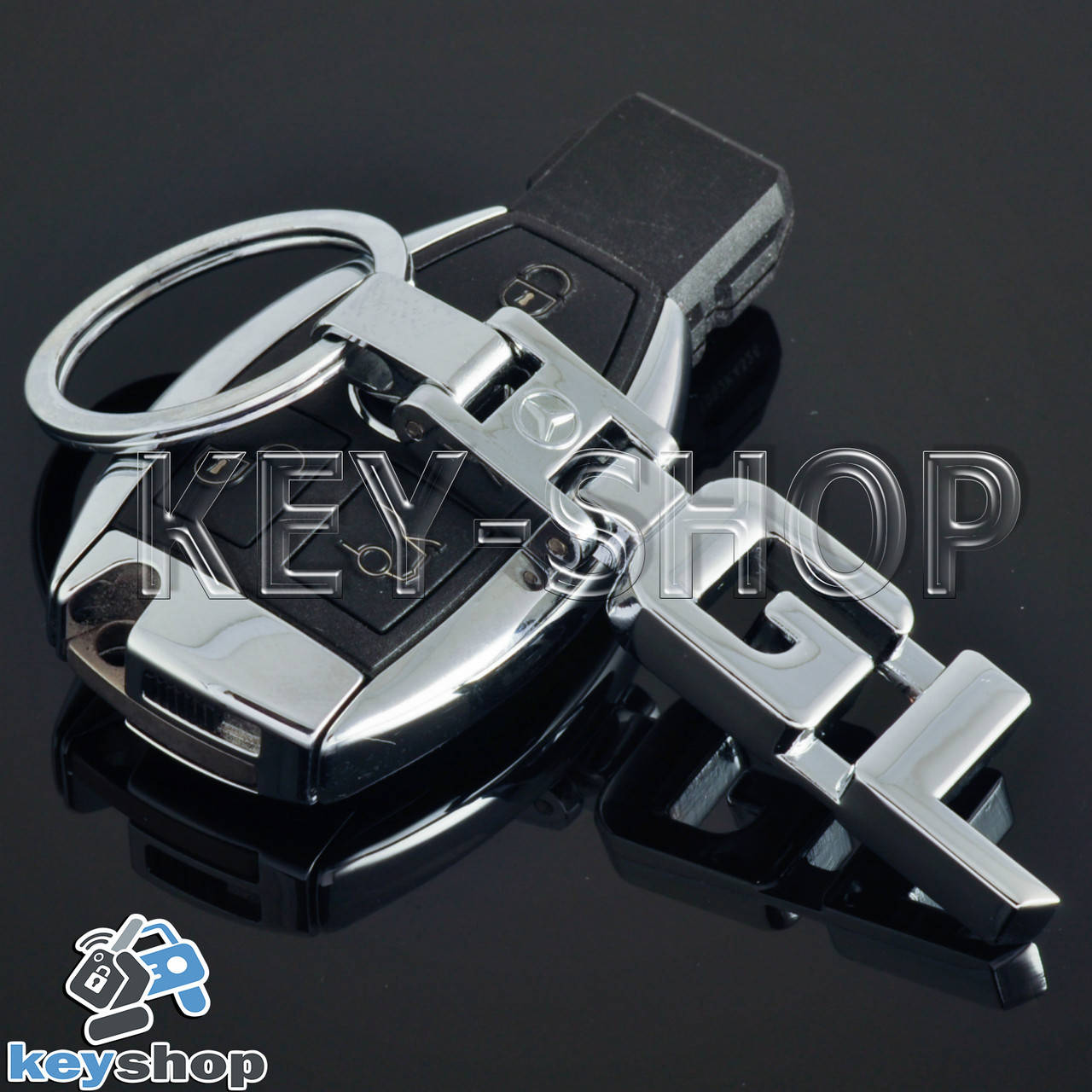 

Брелок для авто ключей Mercedes GL - Class (Мерседес ГЛ - Класс) металлический