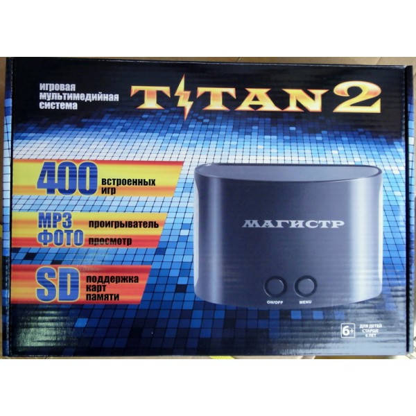

Игровая приставка Sega Dendy Titan 2 (400 встроенных игр)