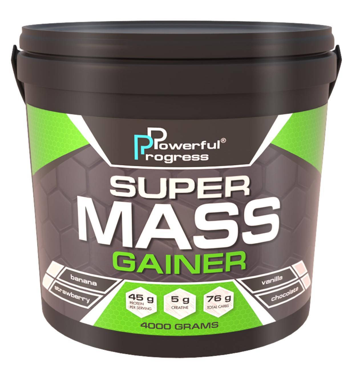 

Гейнер высокобелковый Powerful Progress Super Mass Gainer (4 kg)