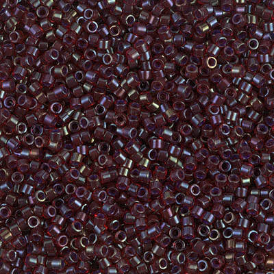 

Японський бісер Miyuki Delica 11/0 DB0296 - Lined Red Cranberry AB