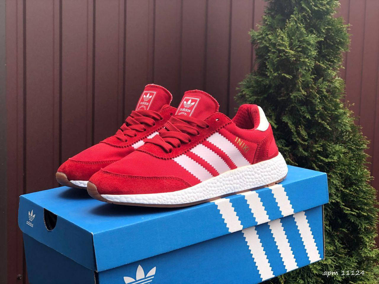 

Красные кроссовки Adidas Iniki 41