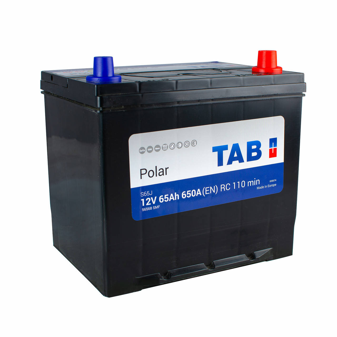 

Аккумулятор автомобильный Tab 6СТ-65 АзЕ Polar S Asia (246865)