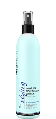 

Спрей для моделювання зачіски з термозахистом сильна фіксація Profi Style 250 мл