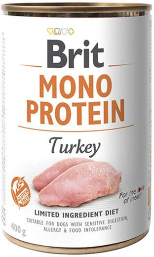 

Влажный корм Brit Mono Protein Dog с индейкой - 400 г