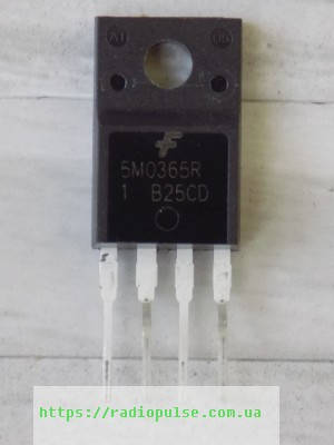 

Микросхема KA5M0365RYD ( 5M0365R ) , TO220-4