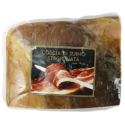 

Прошутто Стаджіоната Coscia di suino Stagionata 1kg (Код : 00-00011829)