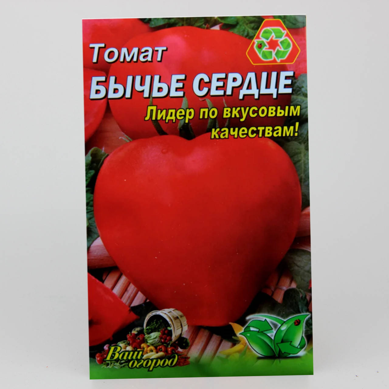 

Томат Бычье сердце красное фермерский пакет 2 г