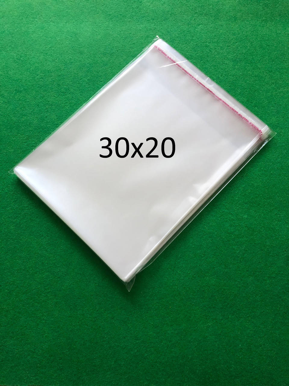 

Пакеты с липким клапаном 30x20 (25+5x20)см