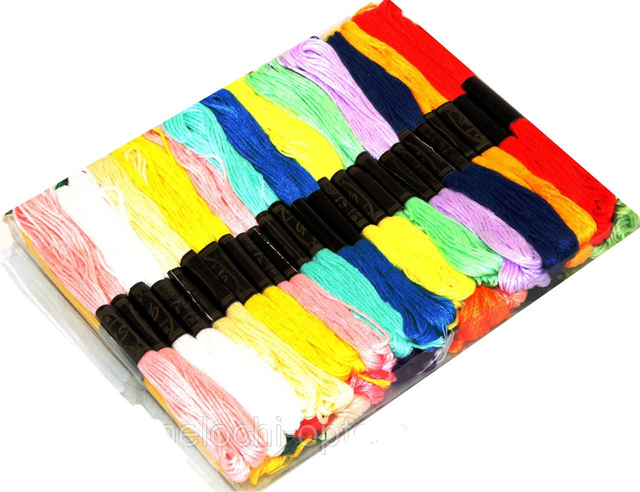 

Мулине для вышивания цветное 100 шт., нитки для вишивания