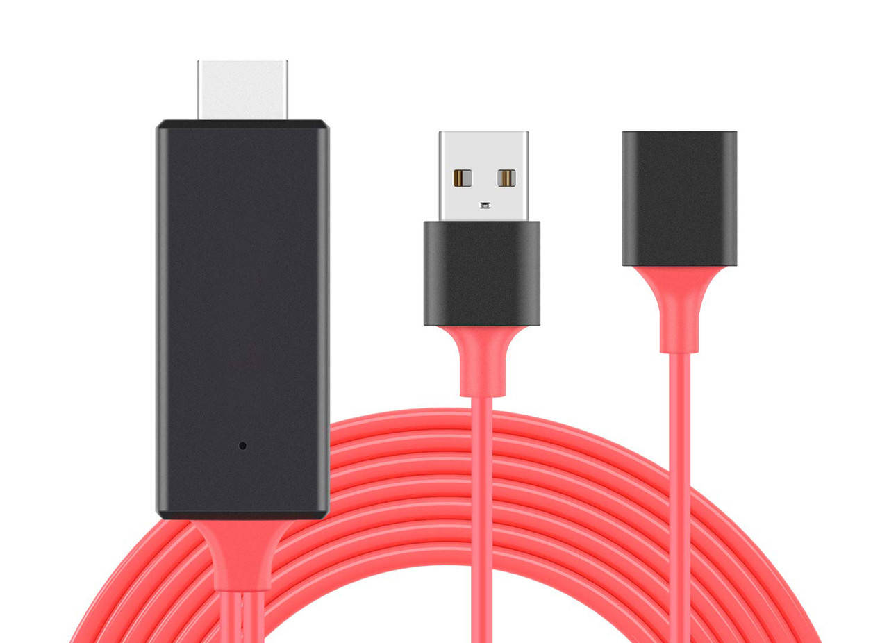 

Кабель-конвертер USB to HDMI Digital Lion PCC-01 | переходник со смартфона на монитор, Белый