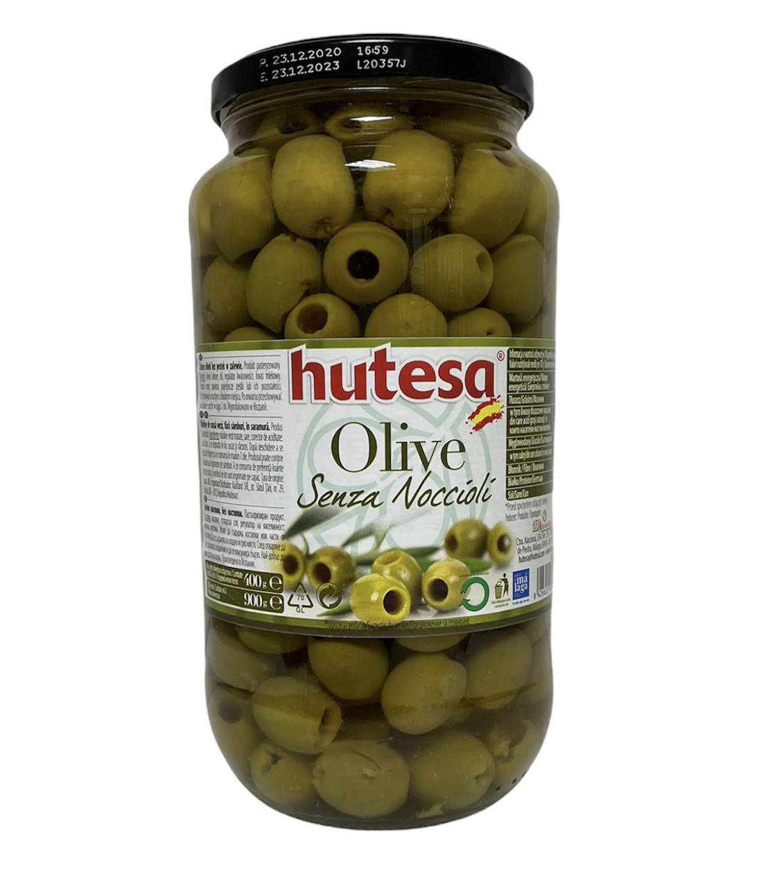 

Оливки зелені без кісточки Hutesa 900 г 8426622203209