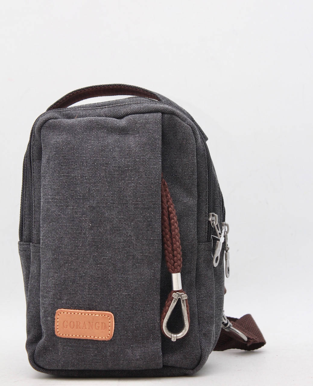 Мужская сумка через плечо Gorangd, Черный