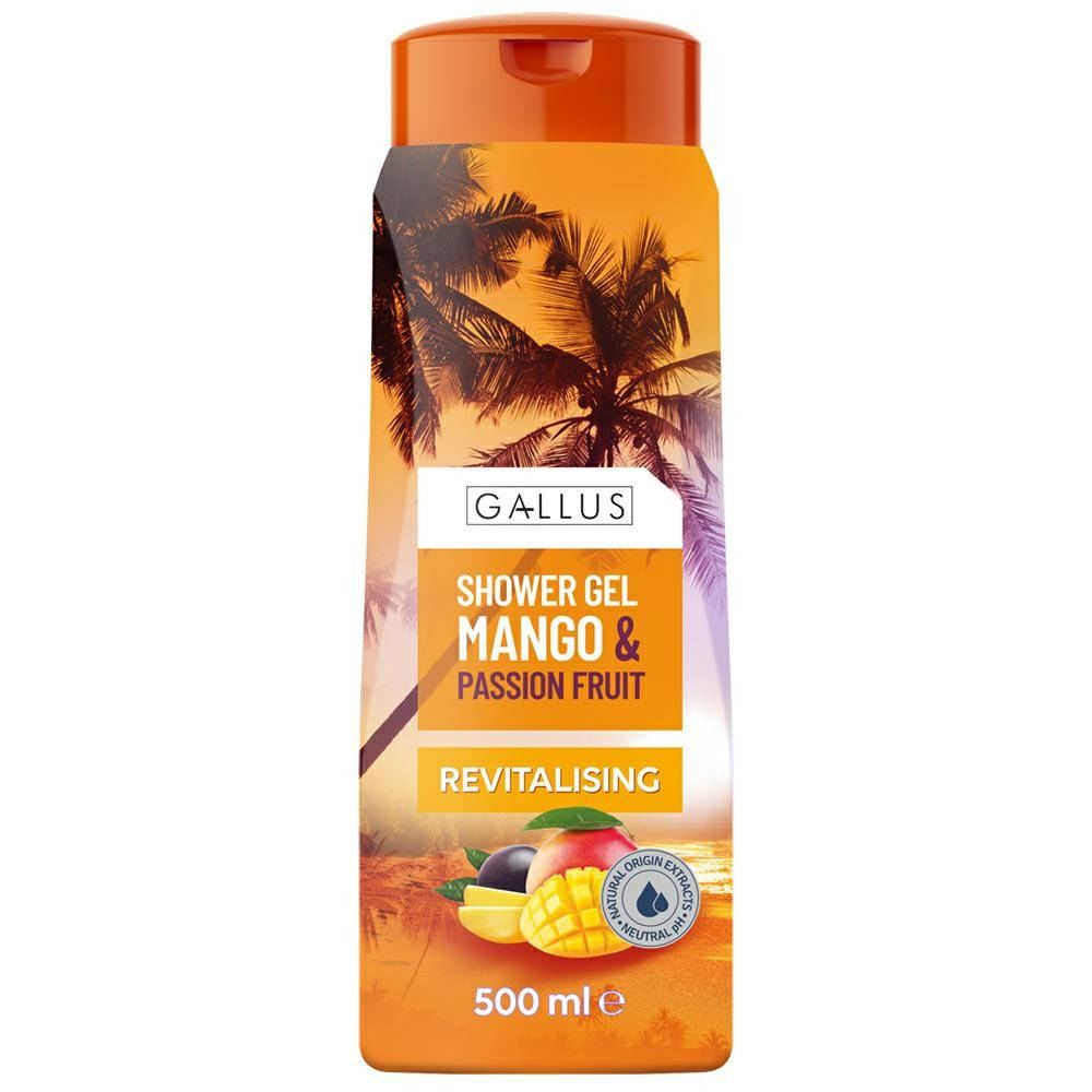 

Гель для душа Gallus Mango & Passion fruit 500мл