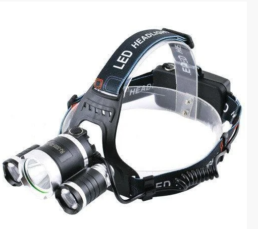 

Налoбный фонарь Boruit RJ-3000- Новинка, хороший, Черный