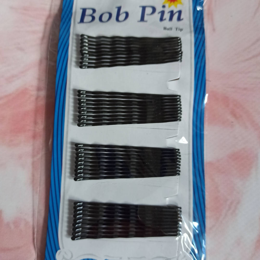 

Невидимки Bob Pin черные 6 см, Черный