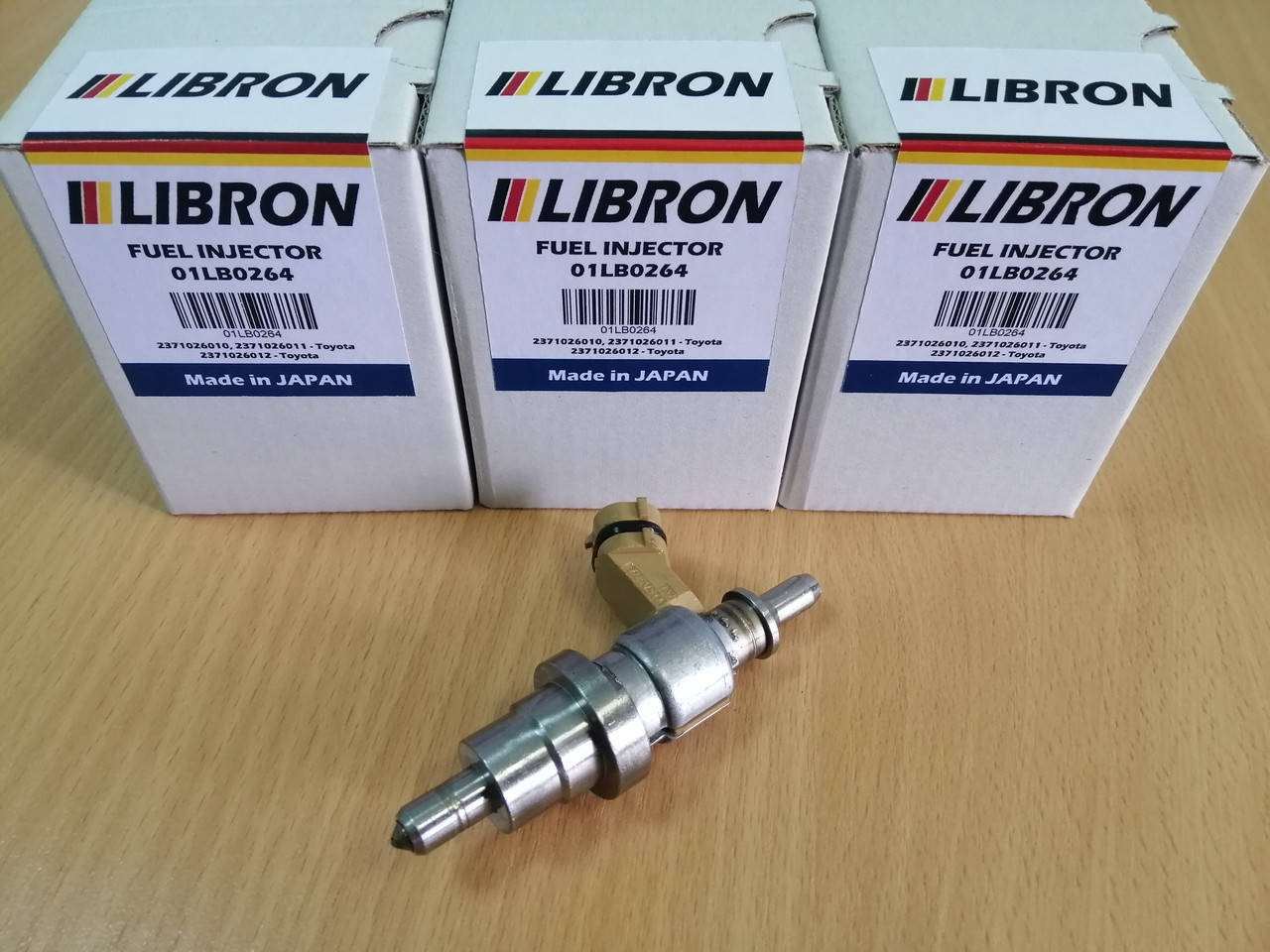 

Форсунка топливная Libron 01LB0264 (2371026010, 2371026011, 2371026012 - Toyota)