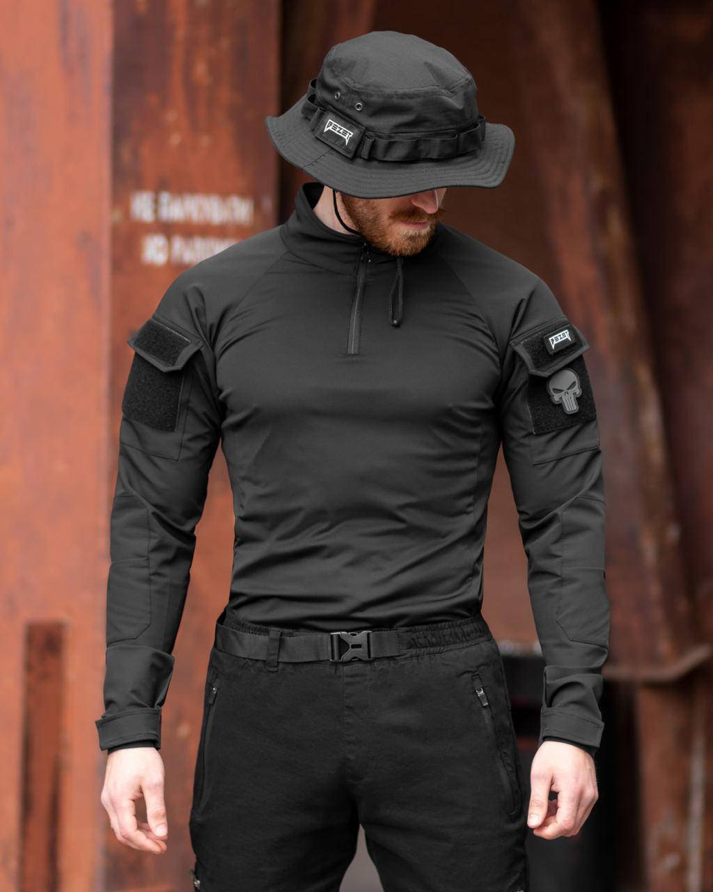 

Кофта тактична бойова Убокс (Убакс) BEZET Black L, Черный