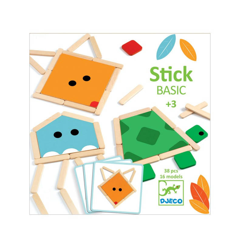 

DJECO Stick Basic Стартовий пазл "Склади тварину"