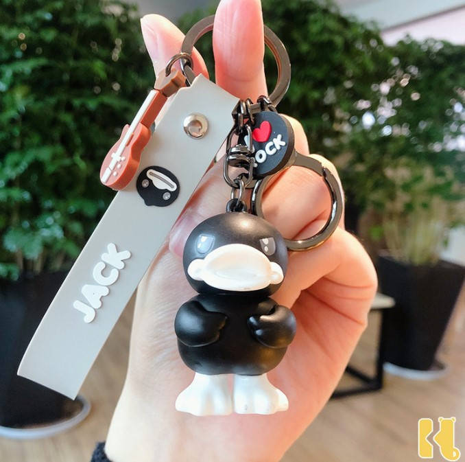 

Брелок на рюкзак, ключи Утенок Джек Черный