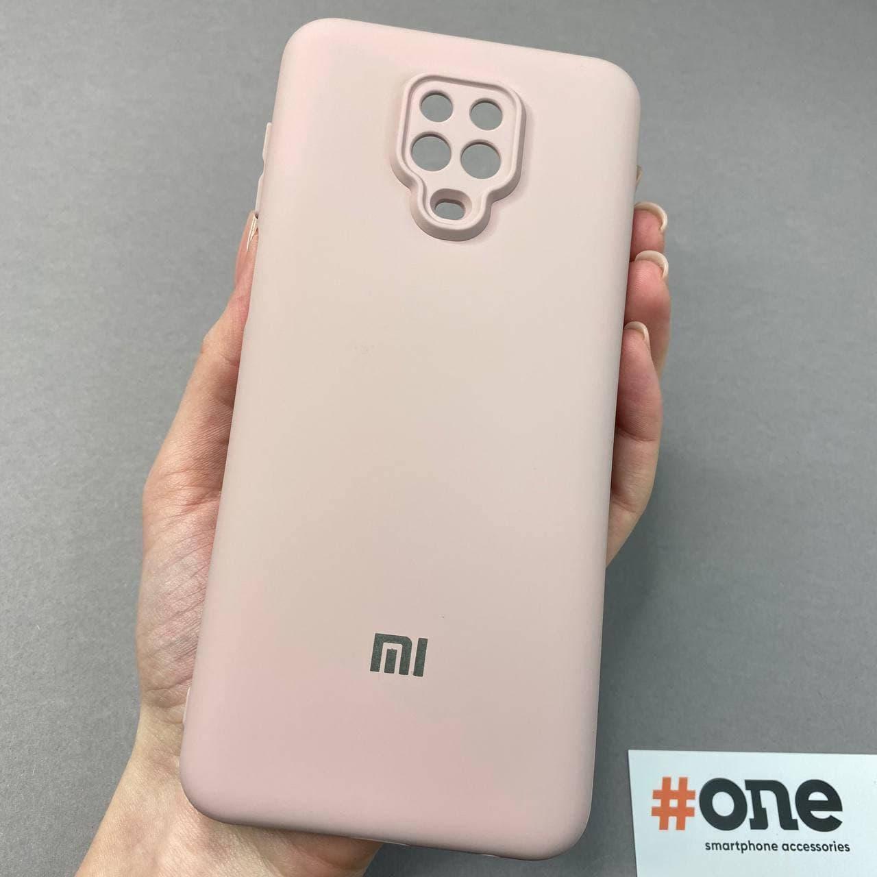 

Чехол для Xiaomi Redmi Note 9 Pro с микрофиброй защитой для камеры чехол на сяоми нот 9 про бежевый T5G