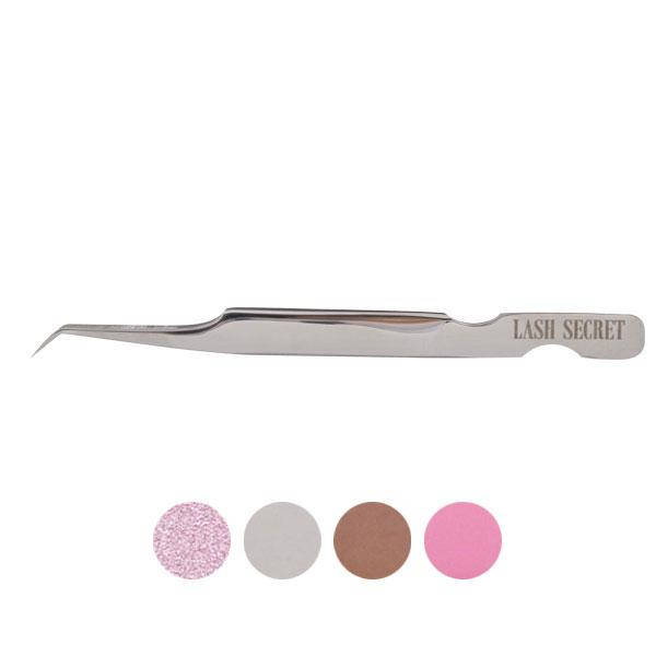 

Пинцет LASH SECRET мини L, (золото)